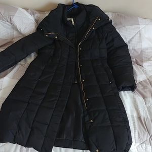 Cole Haan (M) long black winter coat!